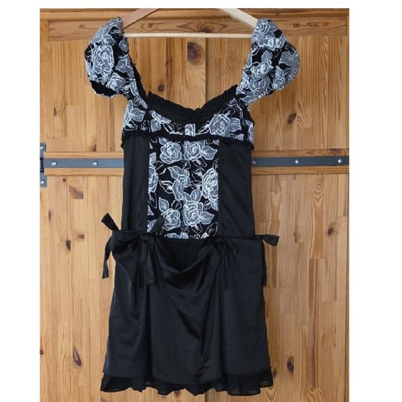 NWT FOR LOVE AND LEMONS HADLEE EMBROIDERED CORSET MINI DRESS SIZE S - Picture 4 of 6